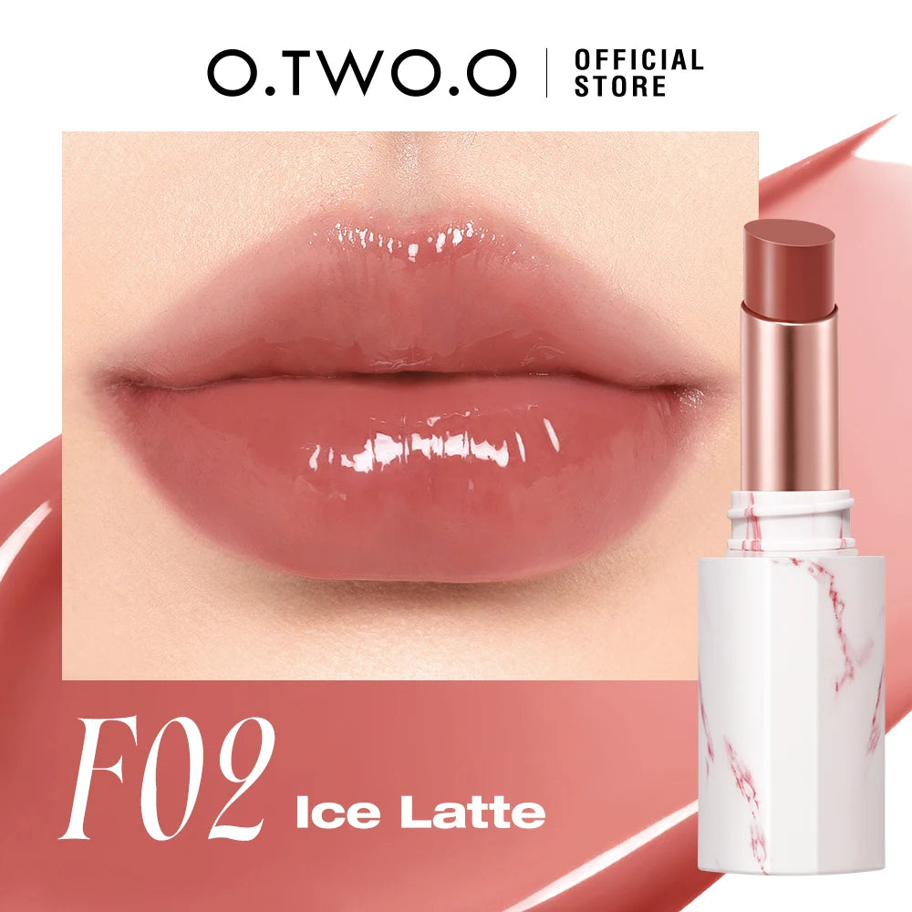 O TWO Glossy Lipstick Lip Tint Mirror Ice-film 24h Moisturize Nourish Qme F02 China Mainland Full Size