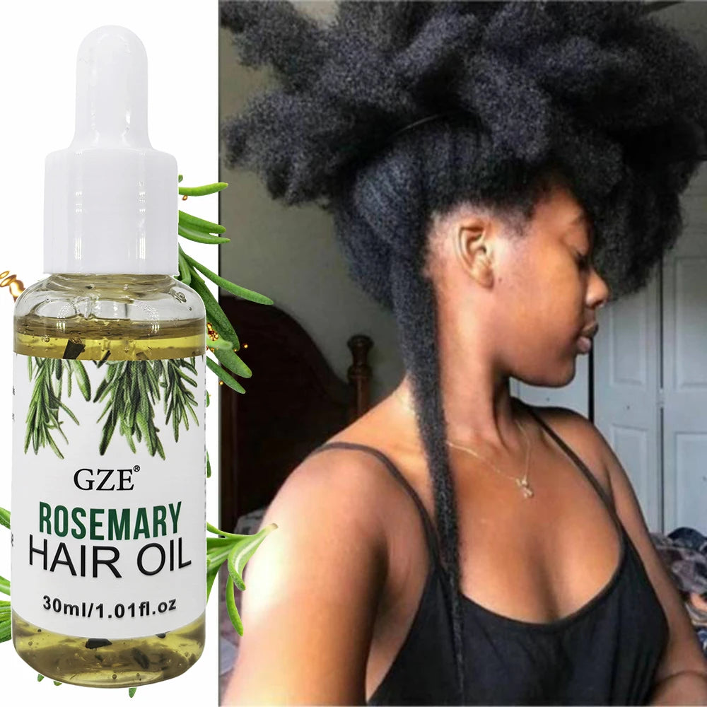 GZE Rosemary Oil For Hair Strengthens Rosemary Scalp Care | All Type & Texture | Straight, Waves & Chemically Qme
