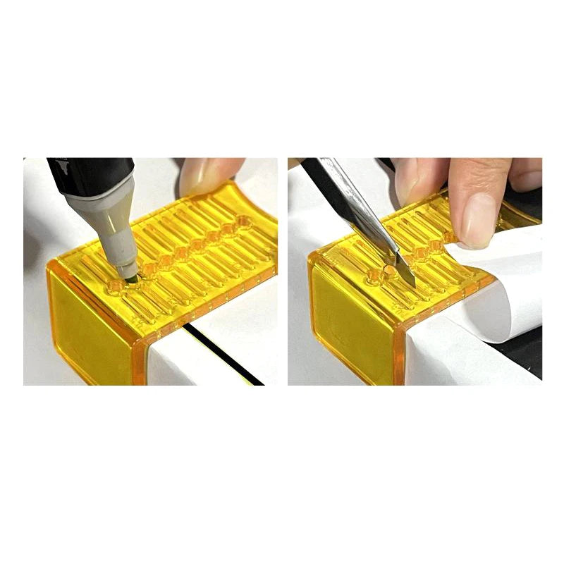 Car Vinyl Wrapping Squeegee Sticker Decal Film Mark Scraper Plastic Qme