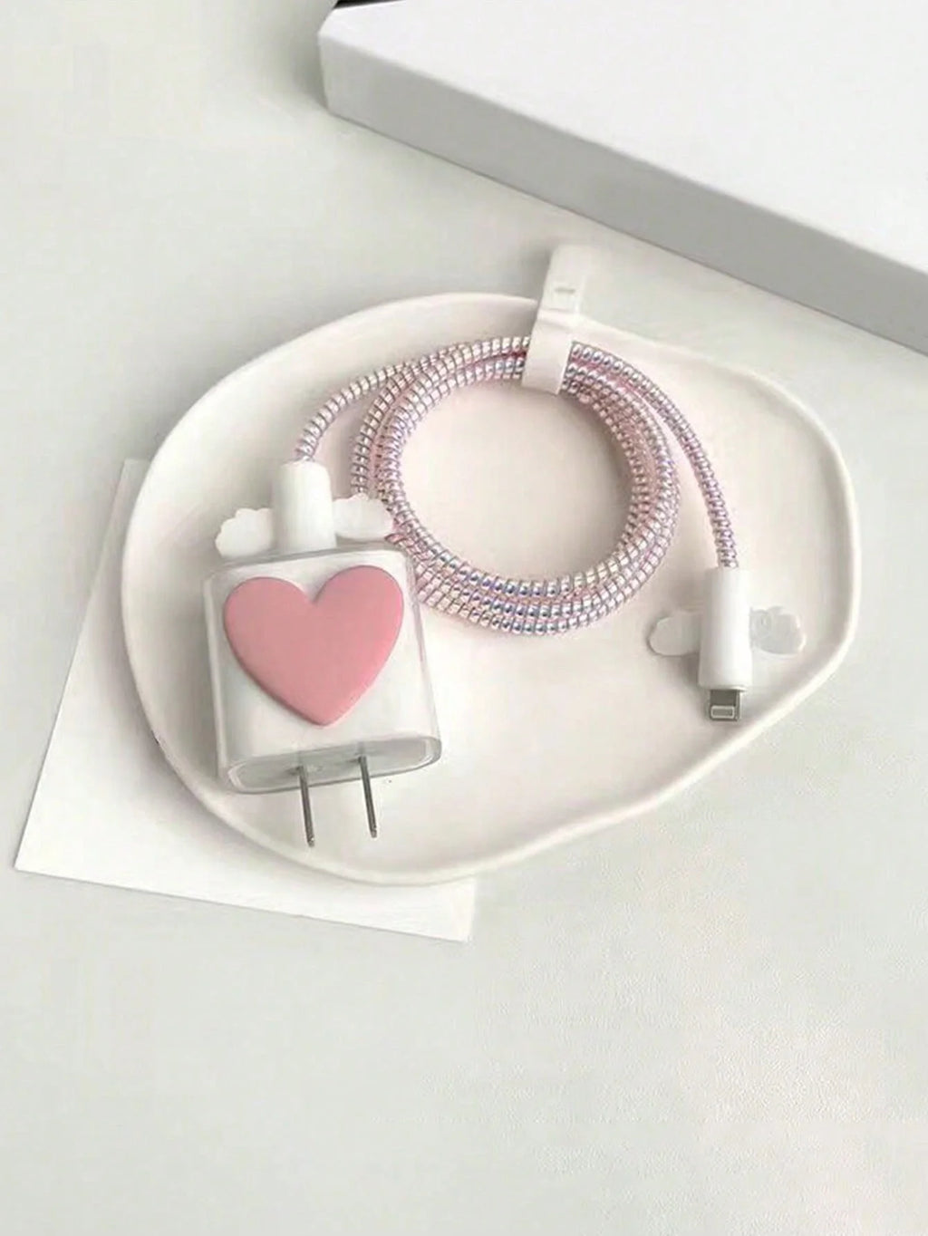 Suitable Apple 20W Data Cable Protective Cover Angel Wings Charger Qme