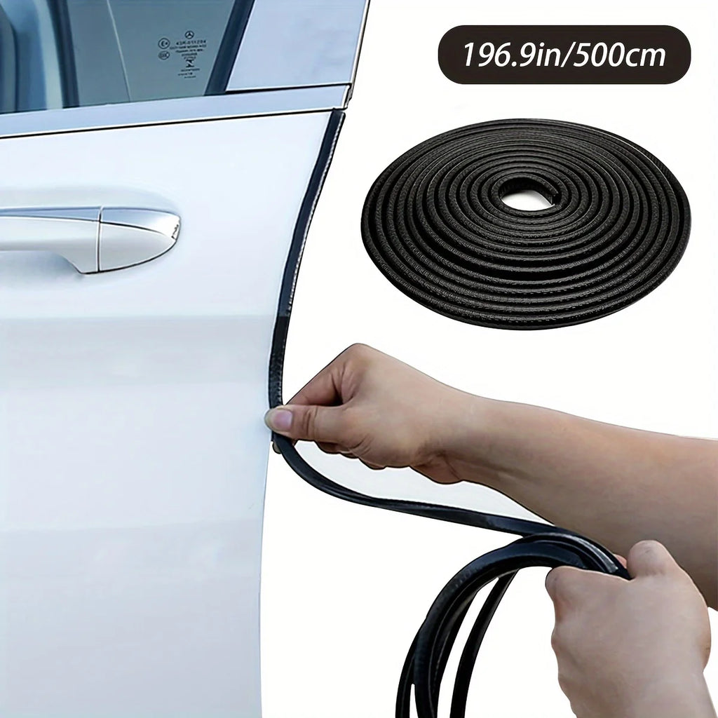 5-meter-long edge guard for the car door - enhances safety Qme Black