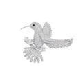 Exquisite Shiny Rhinestone Hummingbird Brooches For Women Clothing Coat Jewelry Accessries Gift Qme 1pc