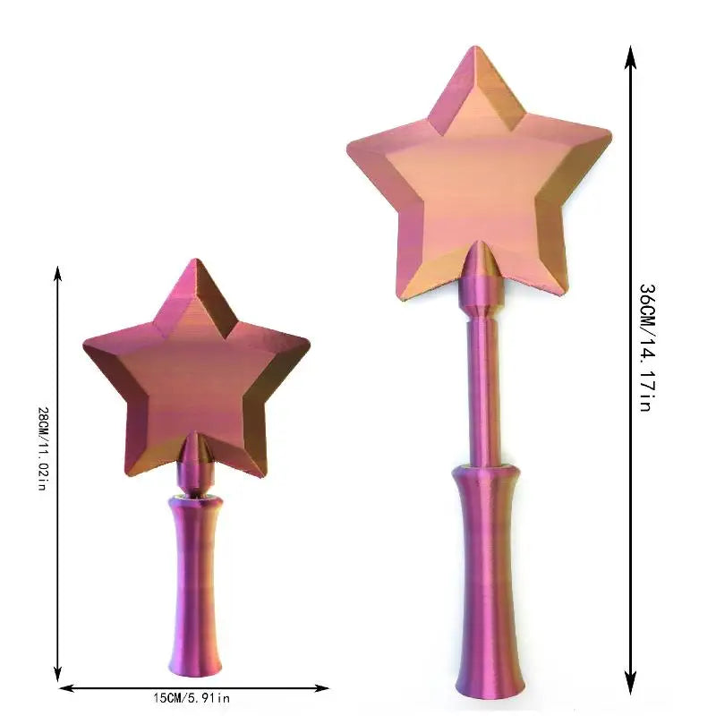 Card Holder Star Wand 3D Printed Tap-to-pay Contactless Credit Fun Qme