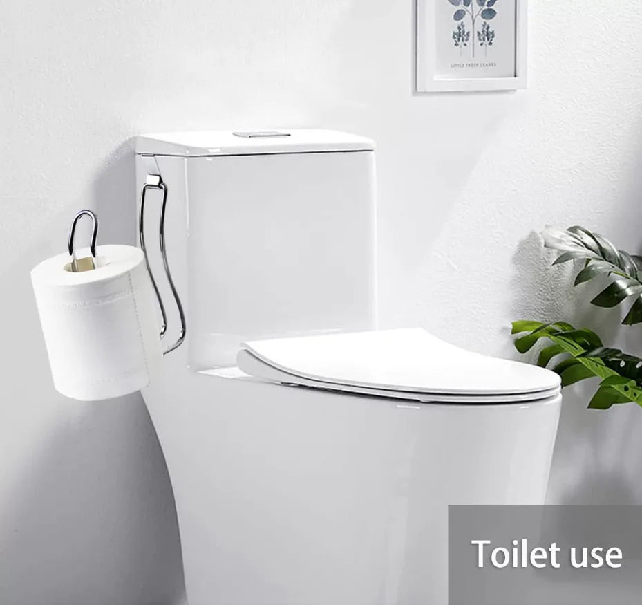 Iron Toilet Paper Holder Roll Bathroom Wall Mounted Tissue Qme