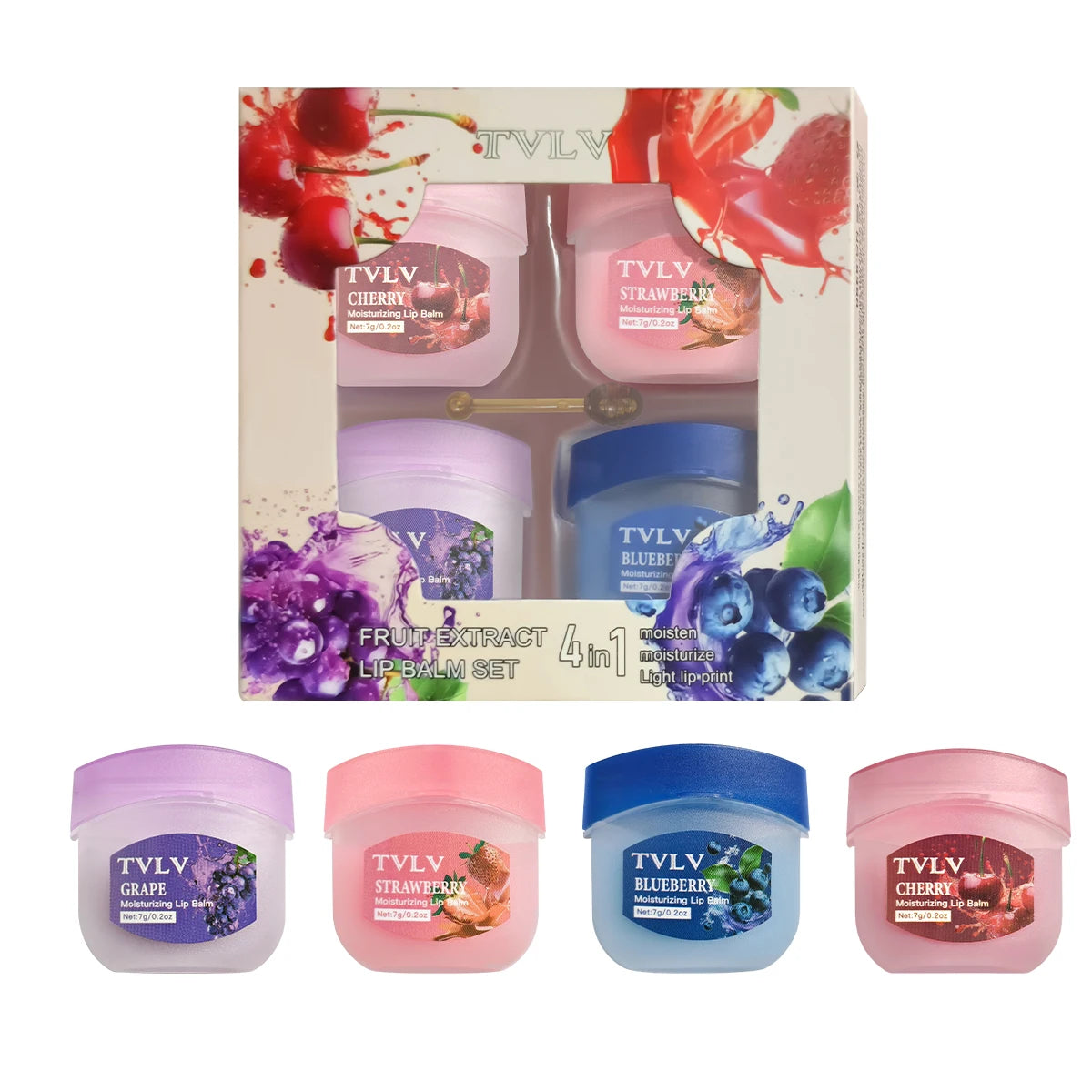 4 6 8-in-1 Nourishing Lipstick Can Deeply Moisturize Lips Keep Them Qme 4PCS