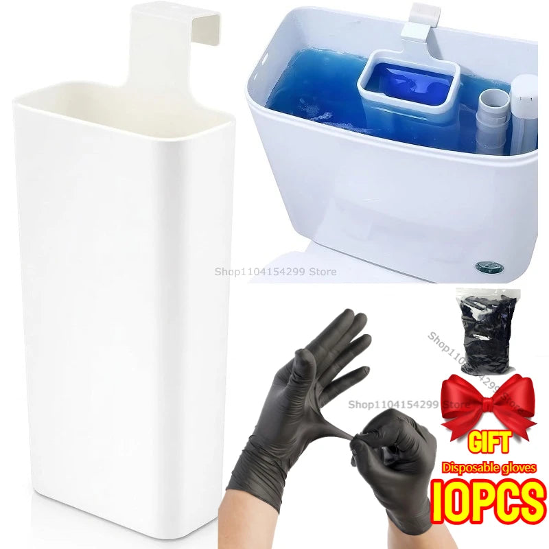 Toilet Bowl Cleaner Buffer Box | Hanging Slow-Release Dispenser for Toilet Tanks (Cleaner Not Included) - Extends Cleaning Time Qme style 1