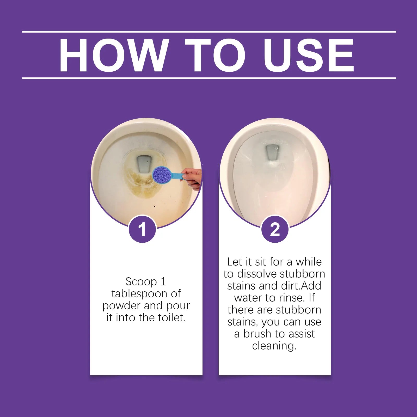 Toilet Cleaning Powder Effectively Removing Stubborn Urinary Scale Eliminate Odors Long Lasting Freshness Toilet Descaling Agent Qme