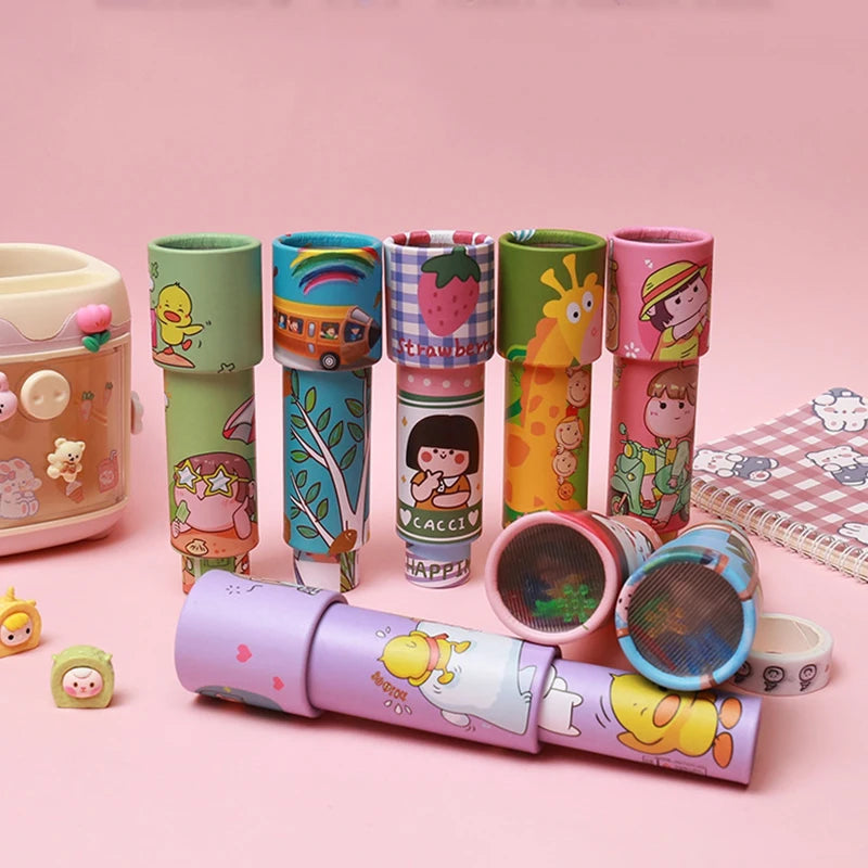 Scalable Rotation Magic Kaleidoscope Toys Funny Classic Fancy Colored Qme