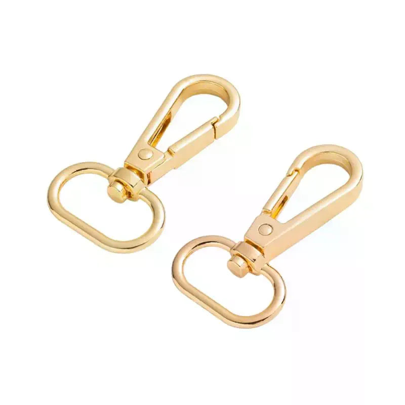 10Pcs Zinc Alloy Swivel Snap Hooks: Heavy Duty Rust-Proof DIY Connectors for Bag Making, Keychains, Lanyards & Crafting Needs Qme