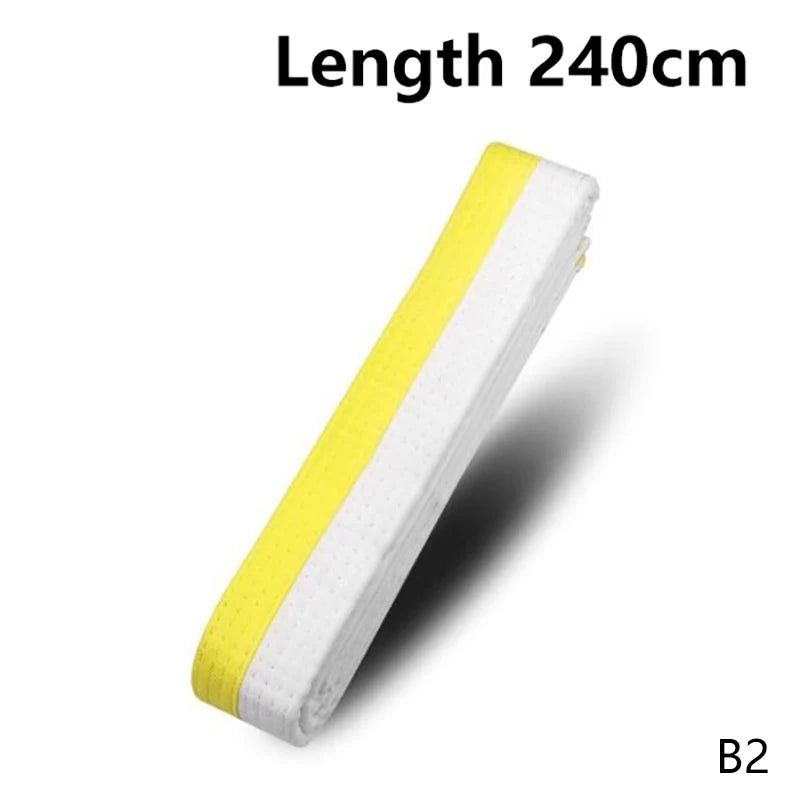 Taekwondo Colored Ranking Belts Cotton Martial Arts Judo Karate TKD