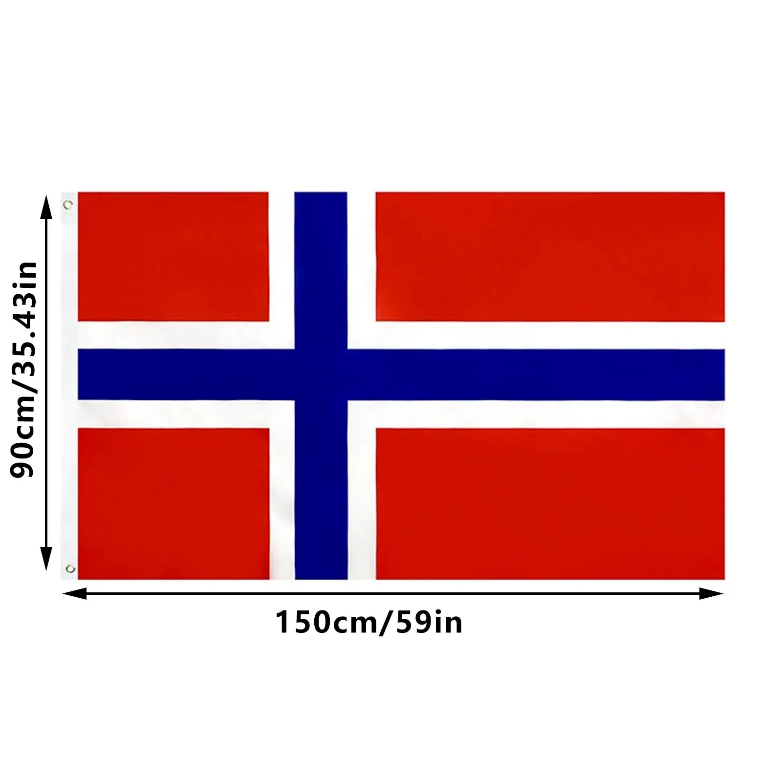 35 Ft England and Norway Flag Hanging Polyester Banner for Decoration Party Events Outdoor Garden Decor Flag Qme