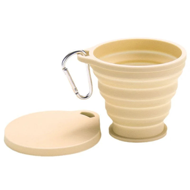 Outdoor Portable Silicone Foldable Cup Food Grade Heat-resistant Qme