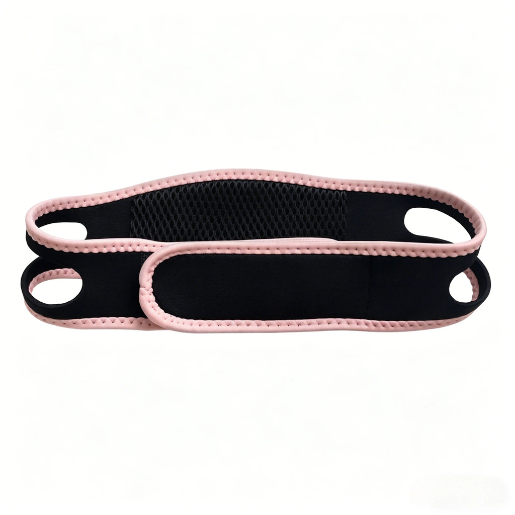 Adjustable Anti-snoring Belt Chin Support Facial Lifting Stretching Qme Pink