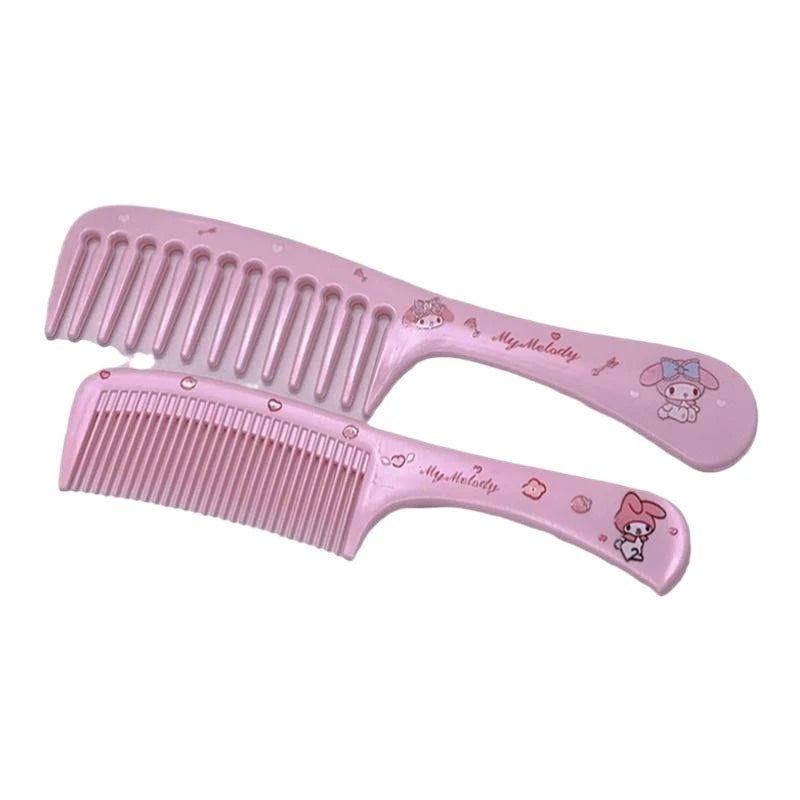 Kuro Mi Cartoon Wide-tooth Comb Household Plastic Long Straight Hair Qme