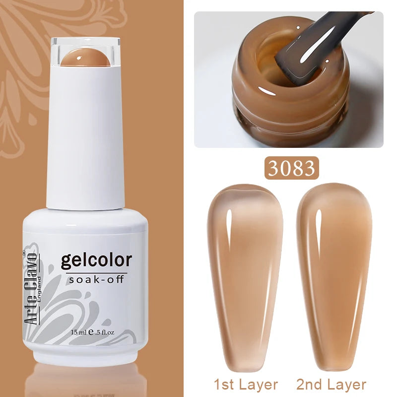 Arte Clavo Macaron Spring Series Gel Nail Polish Pigment Semi