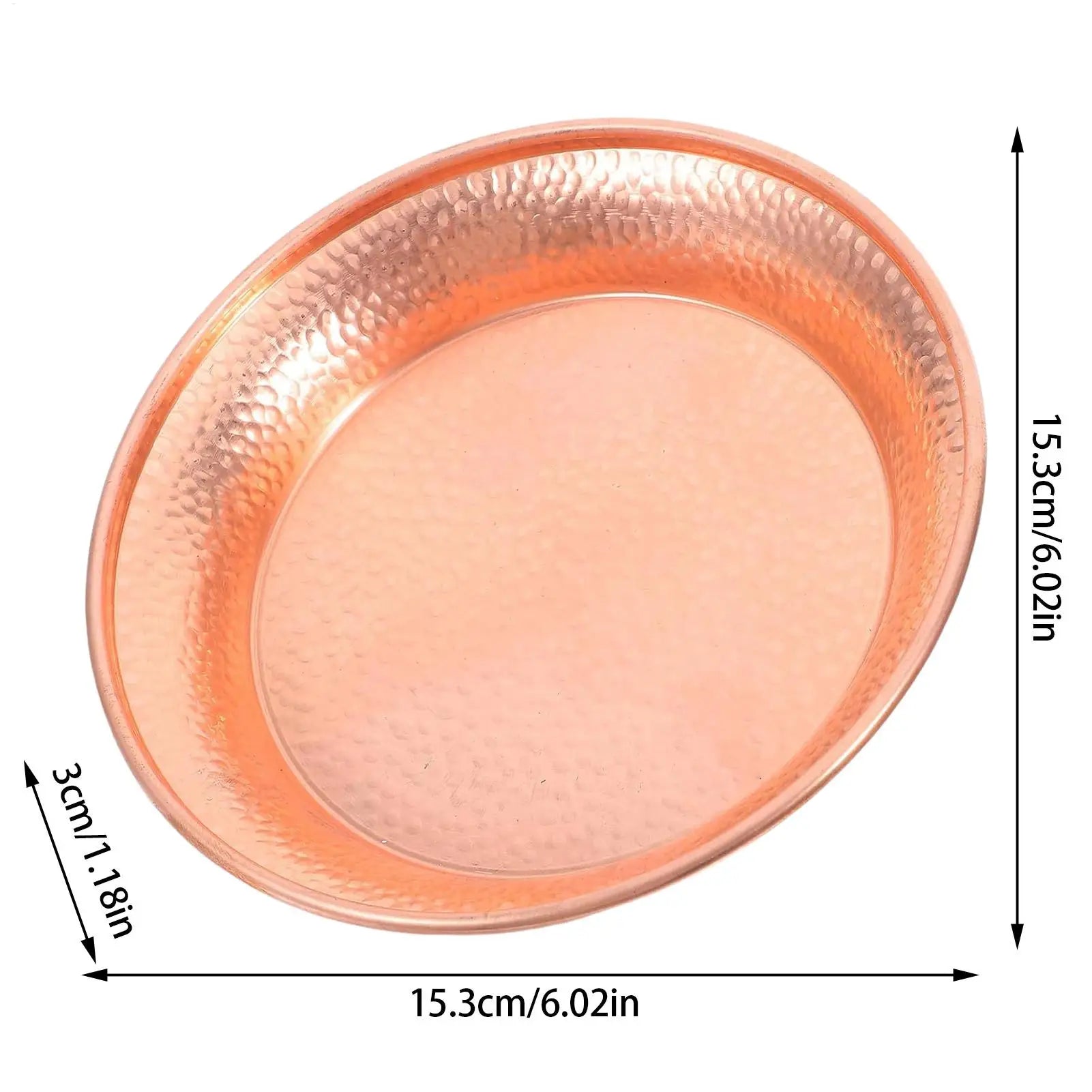 Metal Cat Bowl Non-slip Round Textured Wide Opening Dog Dish Food Qme