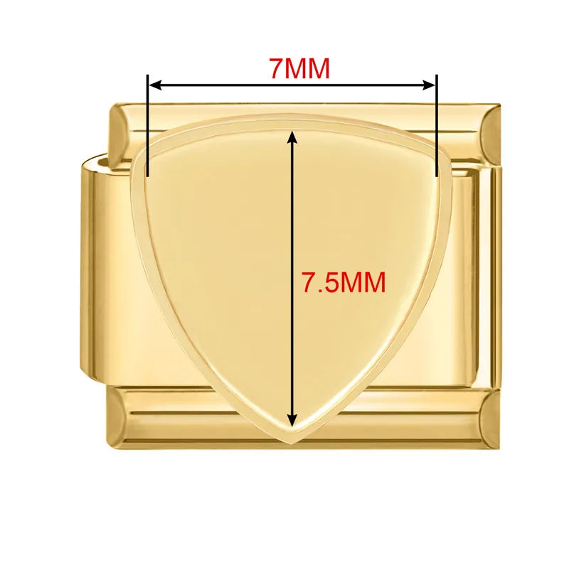 2026 New Stainless Stee Bracelet Italian Charms DIY personalized photo picture frame creation titanium splicing module bracelets Qme Style 24
