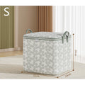 Extra Large Quilt & Clothes Moving Bag for Home & Dorm Heavy Duty Packing Sack for Blankets Student Luggage Storage Qme Grey S