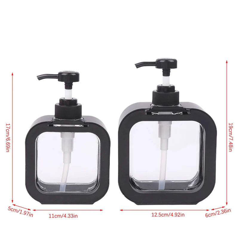 300/500Ml Kitchen Liquid Soap Dispenser Empty Pump Shampoo Bottle Dish Soap Container Bathroom Shower Gel Laundry Liquid Storage Qme