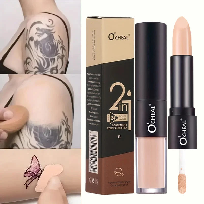 Clear Concealer Waterproof Sweat Proof Durable Fixation Fitting Qme