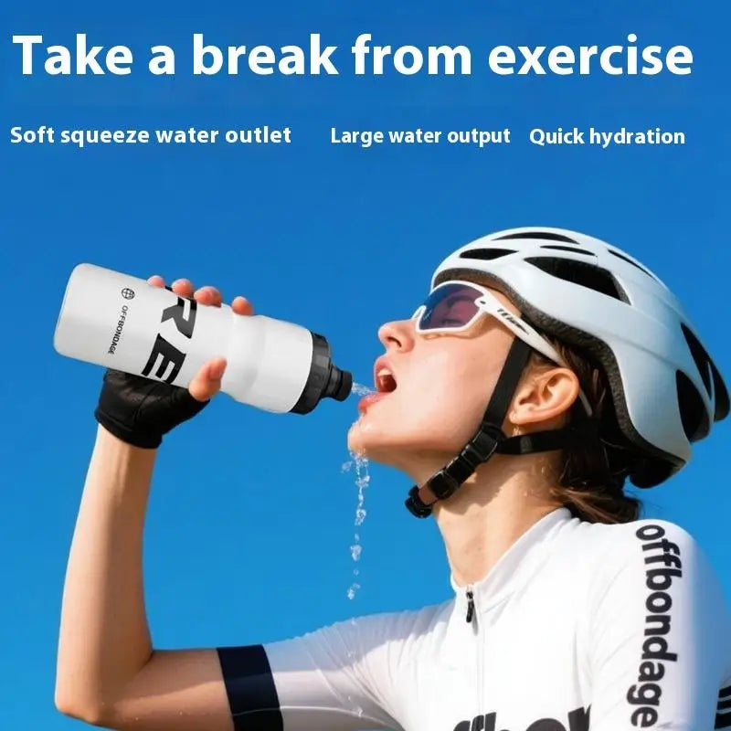 Bike Water Bottle Squeezable Cycling Non-deform Sports Plastic Qme