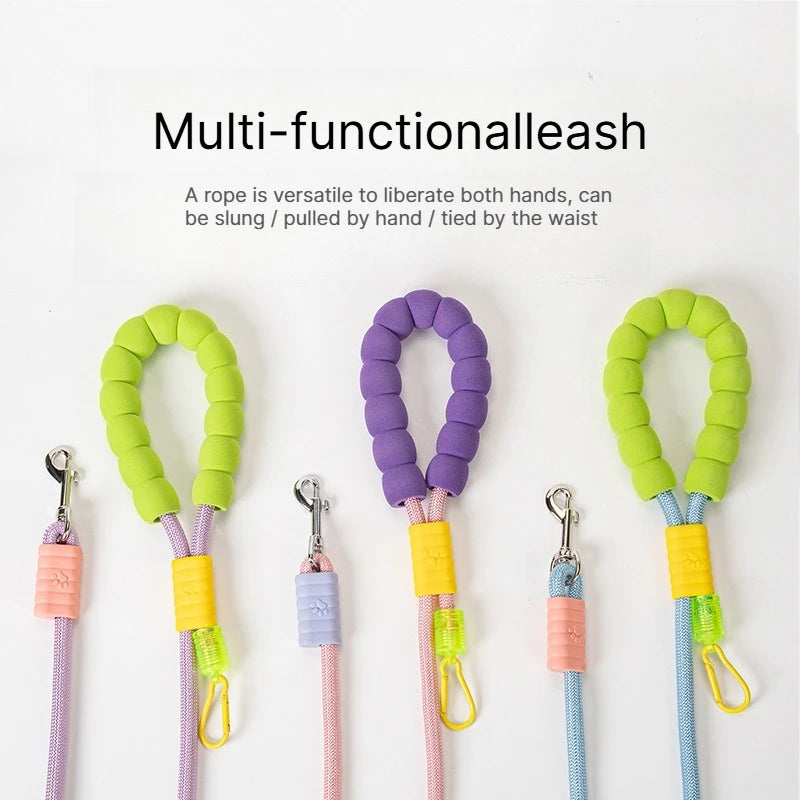 B Cross Body Wearable Dog Leash Cloud Foam Cotton Handle P Leash For Dog Walking Outdoors Qme