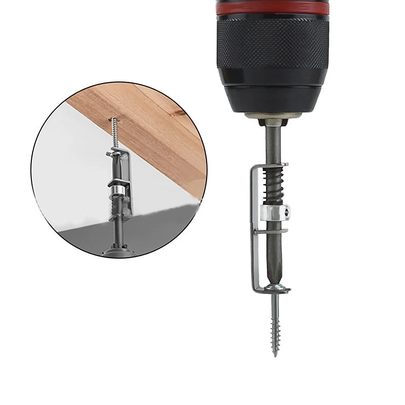 Spring-Loaded Screw Holder Bit Wear Resist Anti-Drop Screwdriver Bit Universal Screw Retaining Tool For Electricians Mechanics Qme