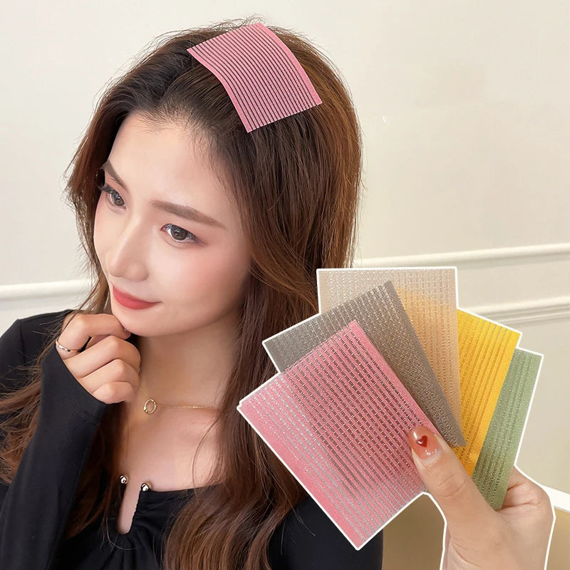 Solid Bangs Hair Sticker Magic Paste Posts Washable Face Makeup Patch Qme