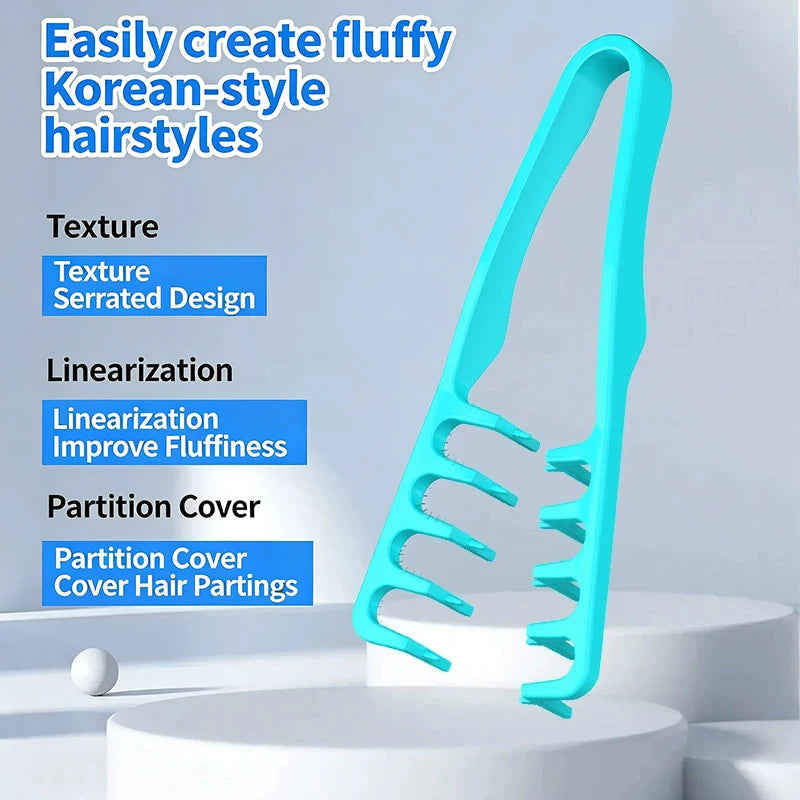Fluffy Hairdressing Texture Comb Bangs Styling Combs Women Men Hair Qme