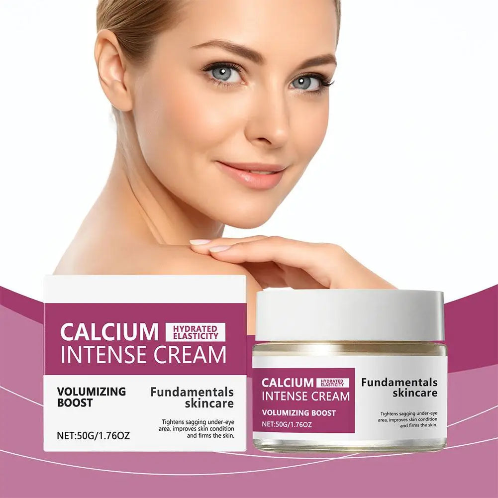 Calcium Intense Cream Tighten Skin Elasticity Enhance Moisturizing Facial Firming Improve Skin Sagging Nourishing Facial Lifting Qme