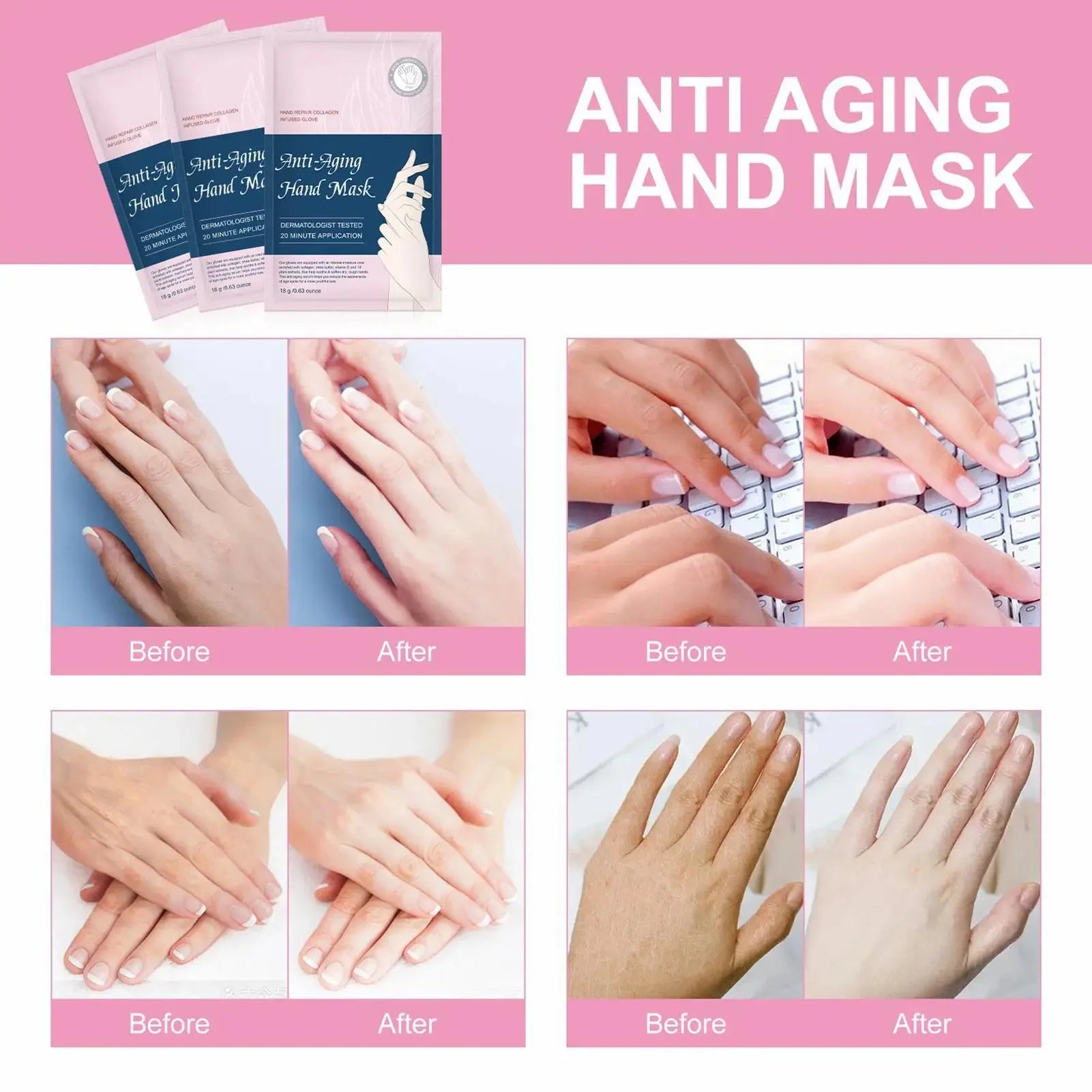 Vitamin E Foot Mask Manuka Honey Nourishing Long-lasting Moisturizing Hydrating Exfoliating Remove Dead Skin Foot Skin Care Qme