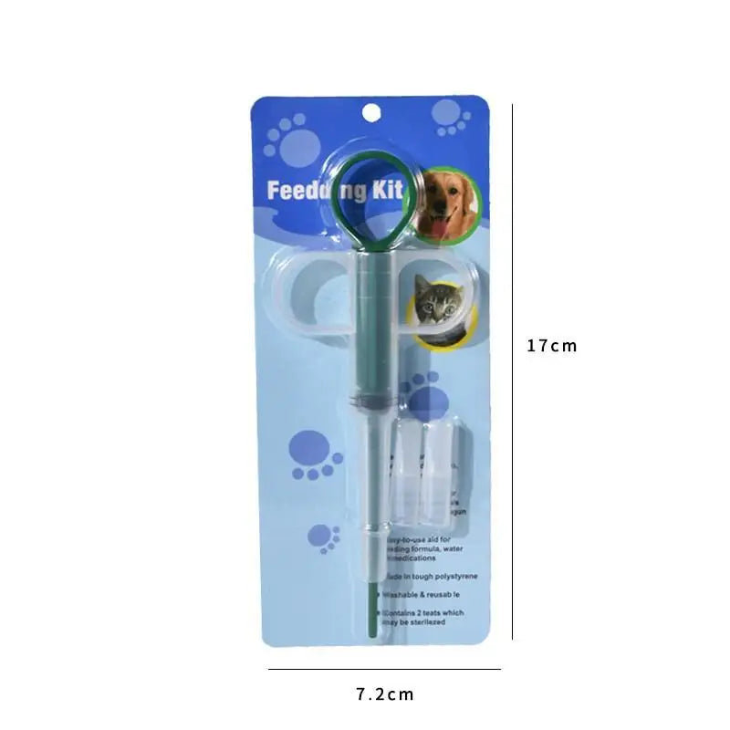 Pet Pill Dispenser Soft Tip Cat Dog Medicine Shooter Ergonomic Qme C