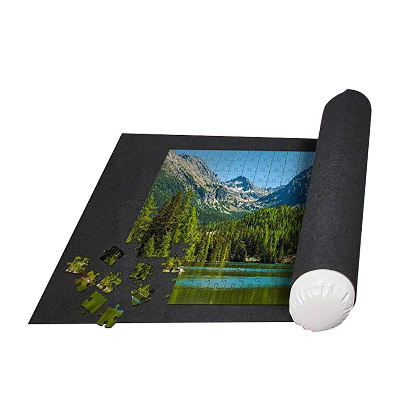 Puzzles Pad Jigsaw Roll Felt Mat Playmat Puzzles Blanket For Up To 1500 Pcs Puzzle Accessories New Portable Mat (Only Mat) Qme