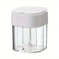 Camping Hiking Seasoning Jar: Outdoor Cooking Grill BBQ Spice Dispenser - Kitchen Supplies & Accessories Qme WHITE