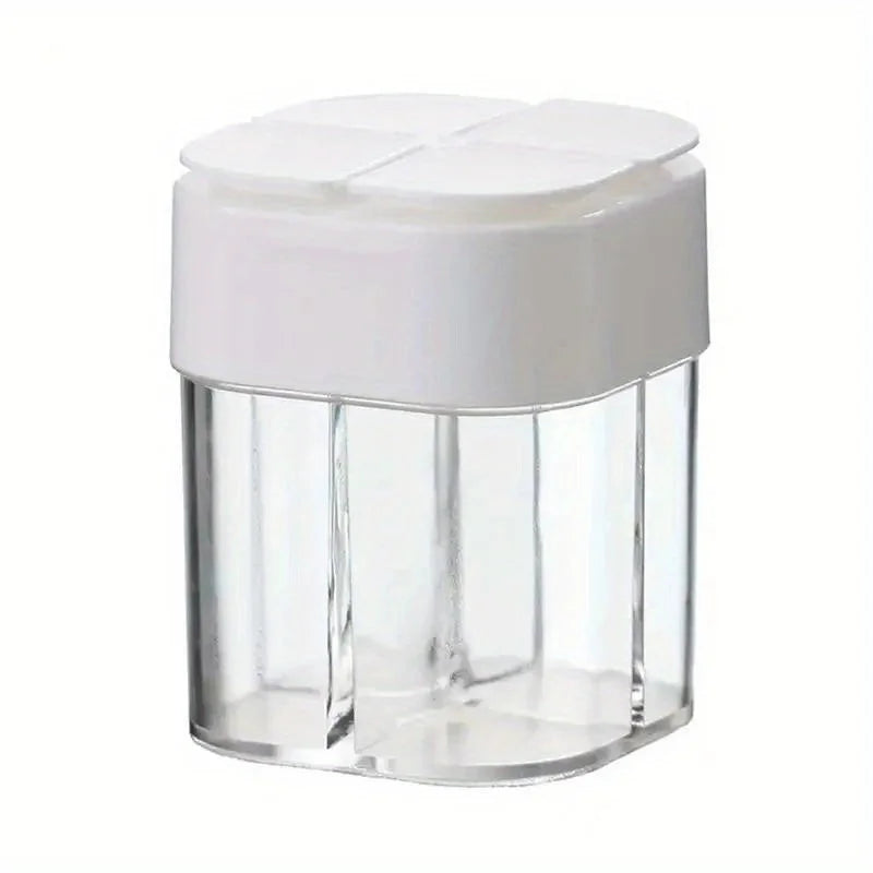 Camping Hiking Seasoning Jar: Outdoor Cooking Grill BBQ Spice Dispenser - Kitchen Supplies & Accessories Qme WHITE