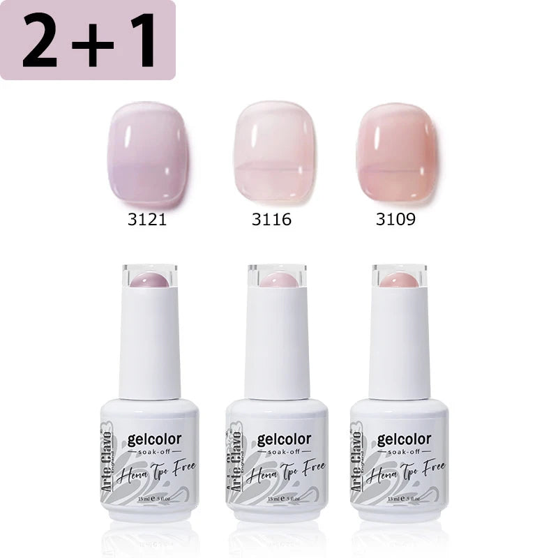Ice-transparent Nude Gel Nail Polish 2026 Popular Daily Gentle Jelly