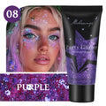 Multi-colored Glitter Waterproof Sweat-resistant Suitable Makeup Qme 08 PURPLE