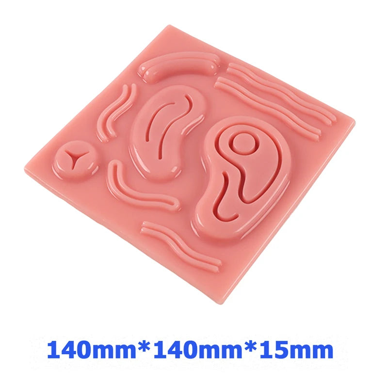Surgical Suture Lifelike Training Skin Operate Practice Model Pad Qme c