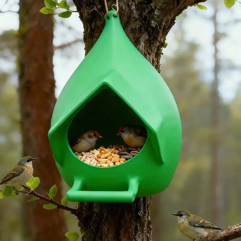 Garden Yard Patio Decoration Bird Feeder Hanging Outdoor Plastic Qme