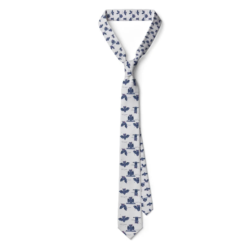 Bat Design 3D Printed Tie Men's Personalized Business Polyester Qme style2 CN