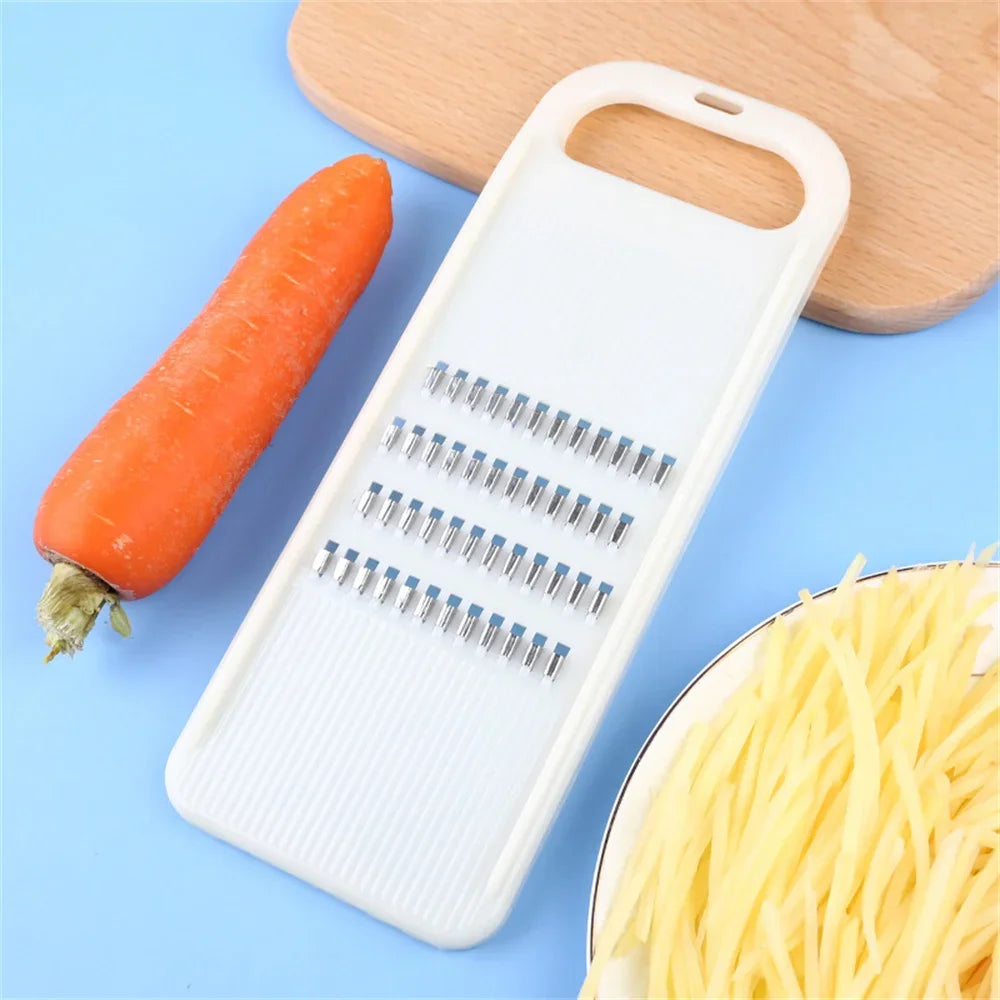 Grater Vegetables Slicer Manual Cutter Cabbage Carrot Korean Food Processor Kitchen Accessories Supplies Useful Things for Home Qme 03 white