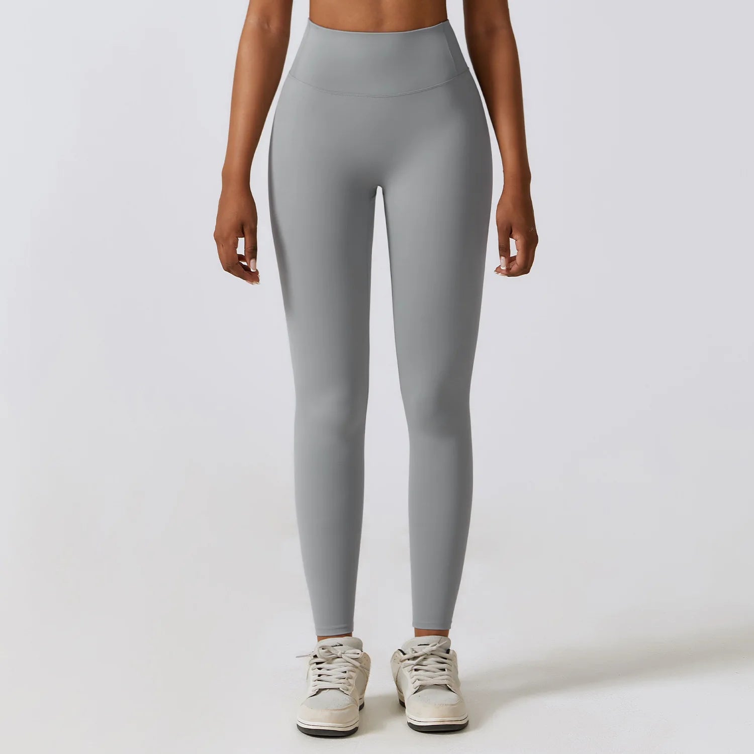 A Seamless Gym Leggings Women Yoga Pants Sexy High Waist Booty Lifting Leggings Pants Women Sports Clothing Fitness Wear Qme Rhino Grey 14XL