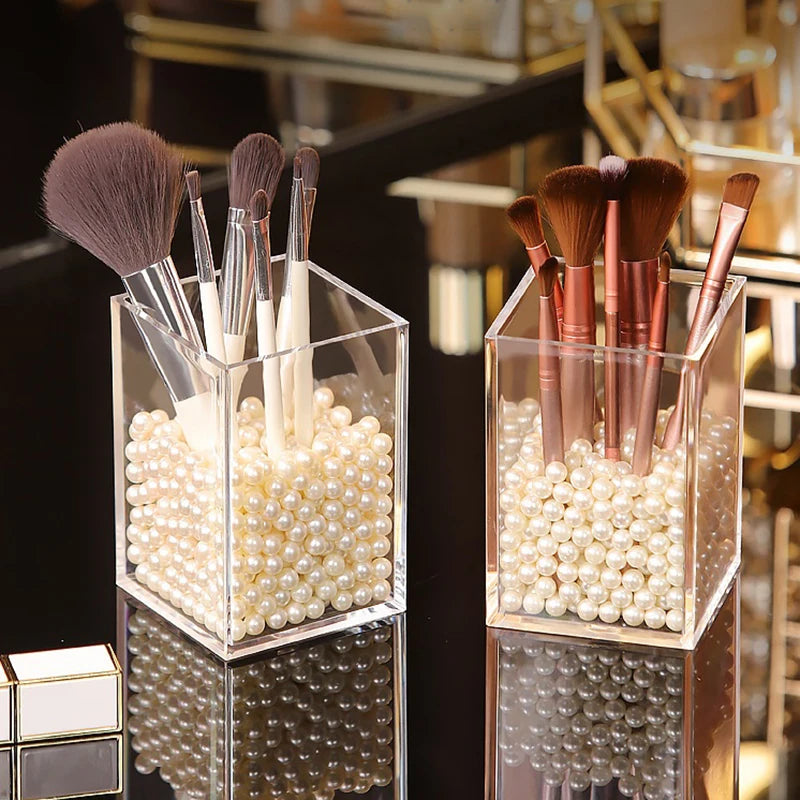 Cosmetics Holder Desk Cosmetic Storage Container Make Up Organizer Qme
