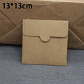 Thickened Square Kraft Paper Bags Card Packaging Eco-friendly Qme 13x13cm Kraft