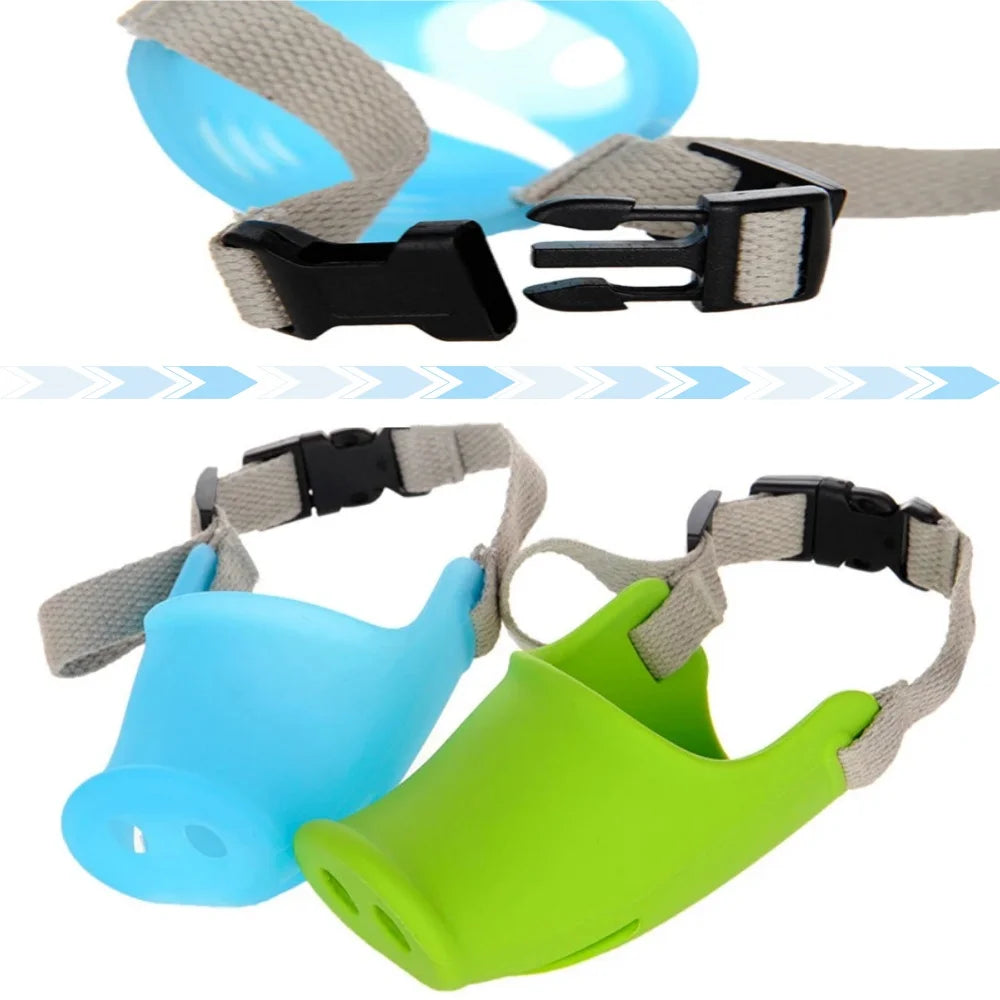 Pig Nose Breathable Mask for Puppy Cute Funny Doggy Anti-bite Mask Adjustable Prevent Accidental Ingestion Pet Aaccessories Qme