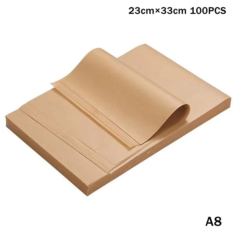50 Parchment Paper Baking Sheets Non-stick Precut Oven Air Fryer Qme A8