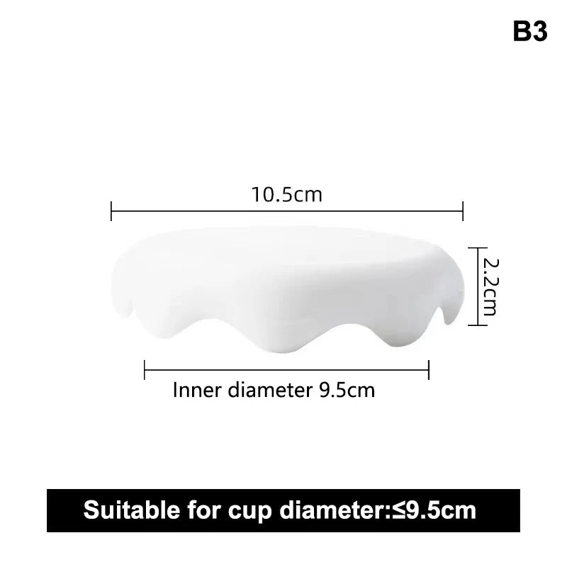 Multi Sizes Silicone Leakproof Mug Lid Heat Insulation Coffee Cup Qme B3