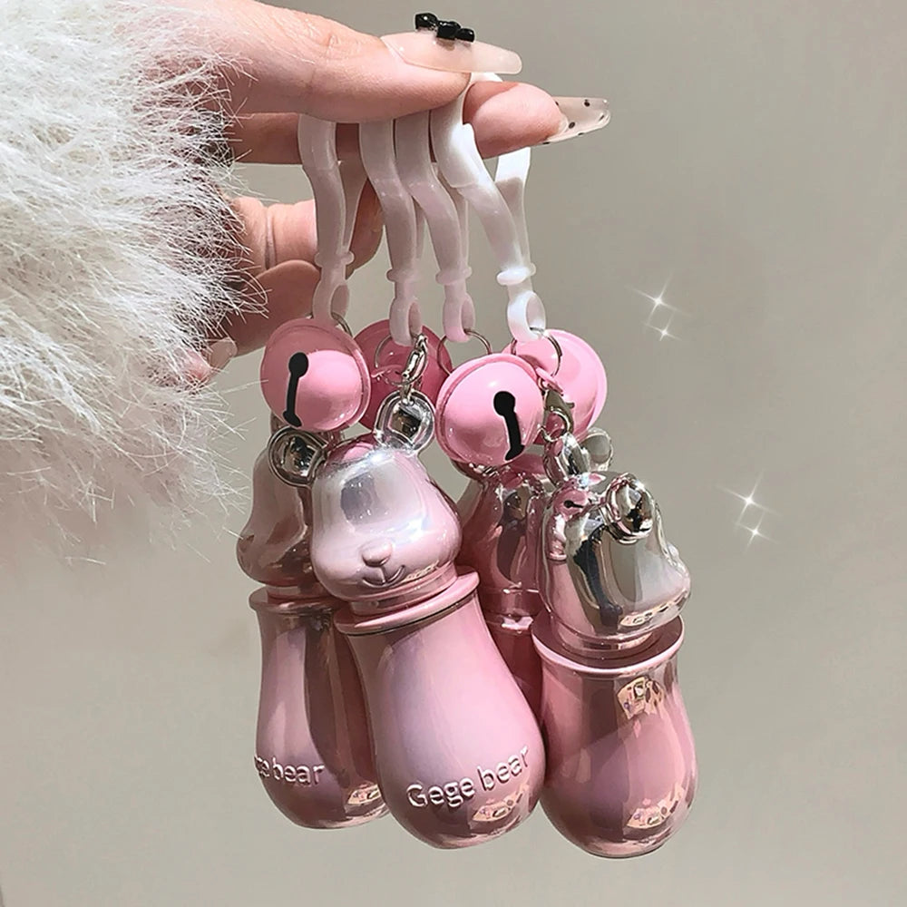 Gege Bear Sweet Pendant Lipstick Matte Mirror Textures Watery Qme