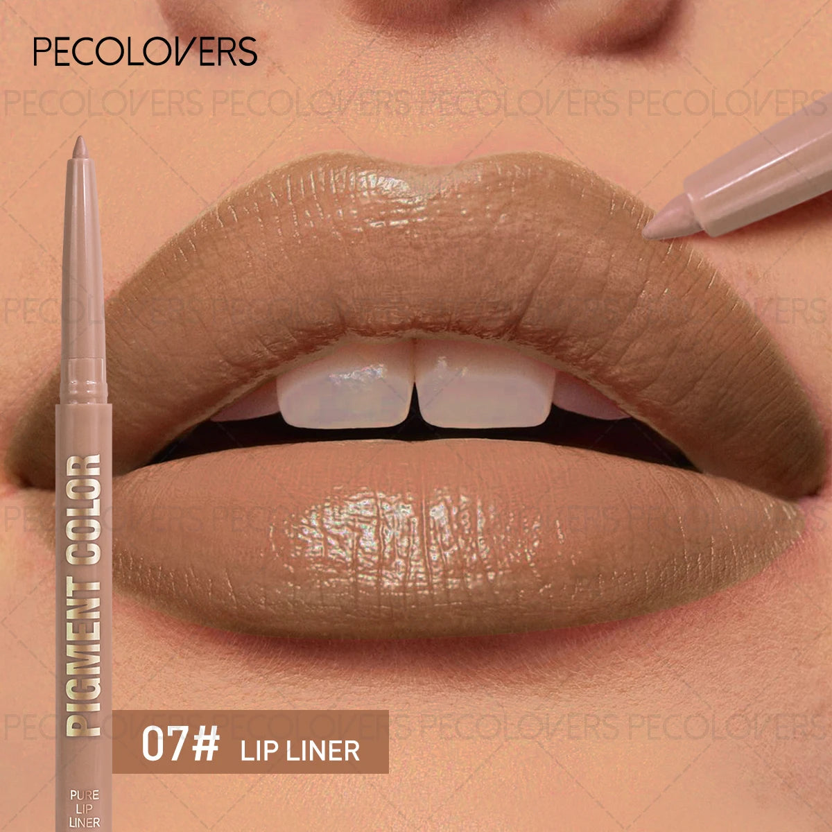 Matte Lip Liner Lipstick Pen Waterproof Long-lasting Non-sticky Qme 07