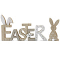 Easter Wooden Bunny Ornaments Home Table Decorations Festival Layout Qme 1pc M